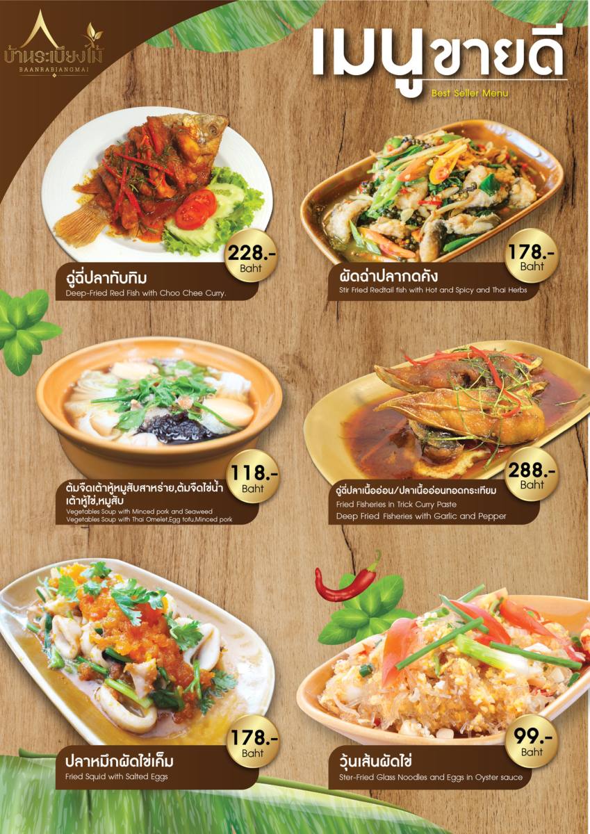 หน้า 4 ของบ้านระเบียงไม้ — เมนู
